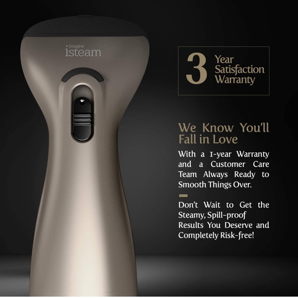 iSteam Steamer for Clothes [Luxury Edition] Powerful Dry Steam. - Picture 3 of 8